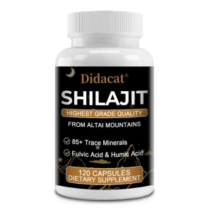 Bunkell Altai Shilajit Capsules 1000mg – Energy, Endurance & Cognitive Support (120 Capsules)