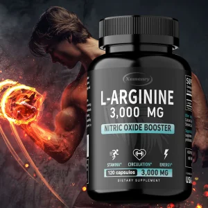 L-Arginine 3000mg – Men’s Strength, Stamina & Circulation Support (120 Capsules)
